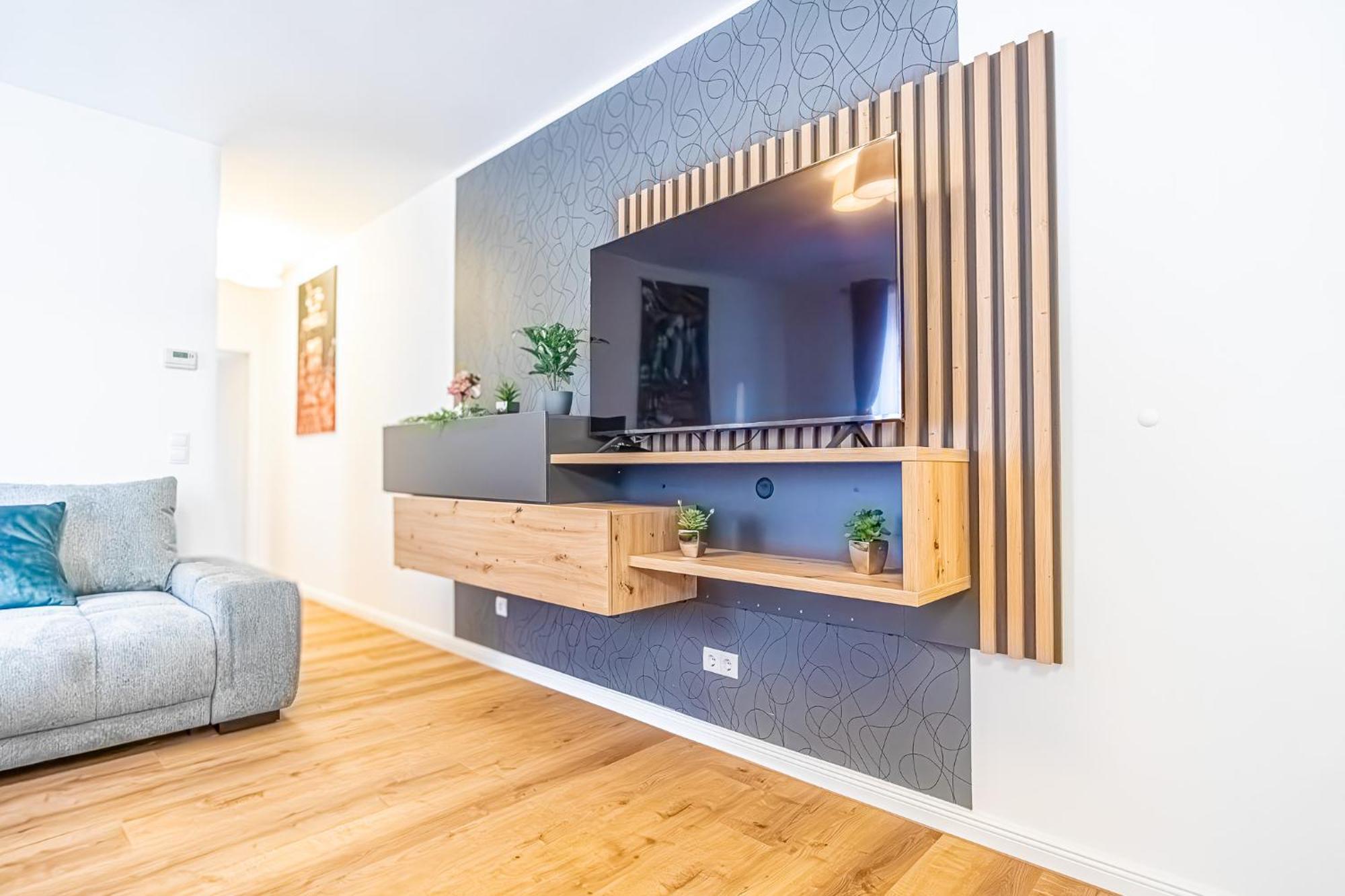 Charming 1Br And 1Lr Apt Modern Design Donaustadt Viena Exterior foto